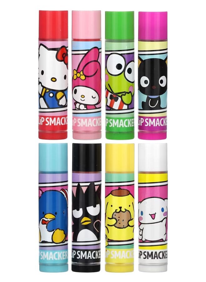 Hello Kitty And Friends Lip Balm Assorted 8 Pack 0.14 oz (4 g) Each