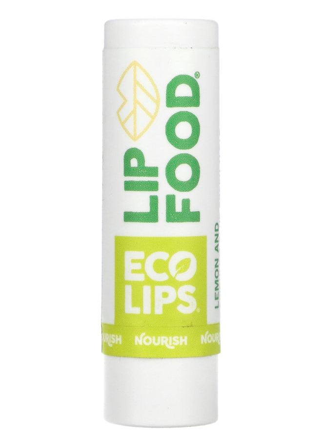 Lip Food Nourish Nutrient-Dense Organic Lip Balm Lemon 0.15 oz (4.25 g)