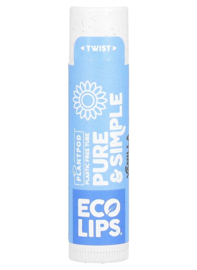 Pure & Simple Lip Balm Vanilla 0.15 oz (4.25 g)