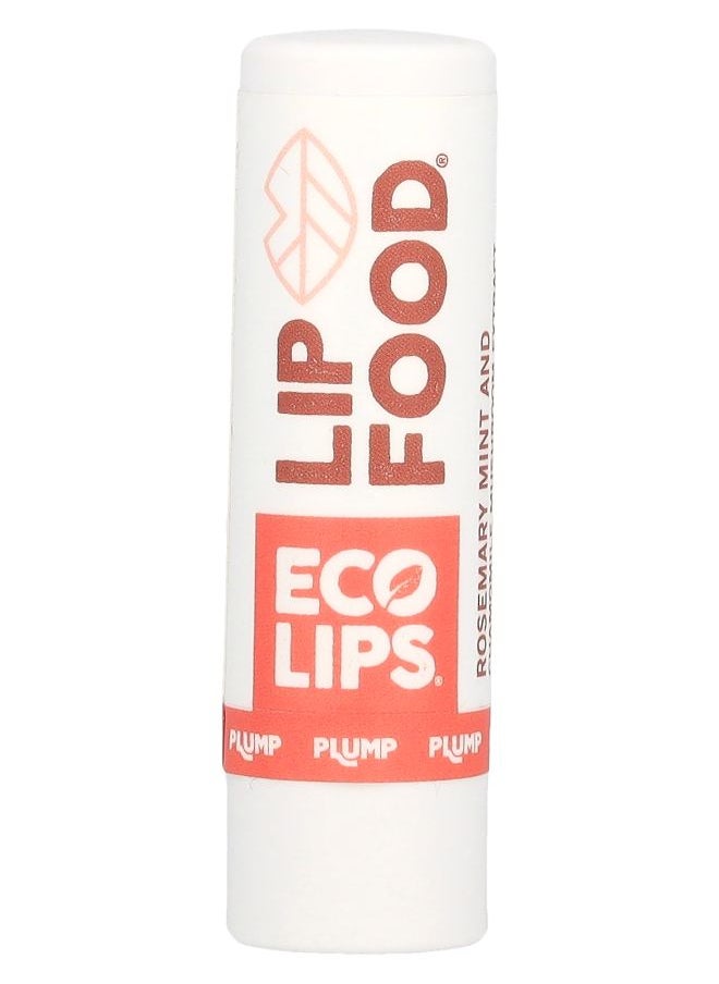 Lip Food Nutrient-Dense Organic Lip Balm Rosemary Mint And Chamomile Mushroom Extract 0.15 oz (4.25 g)