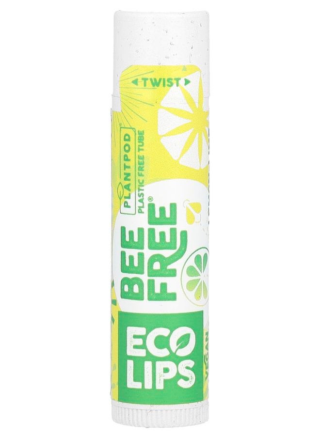 Bee Free Vegan Lip Balm Lemon-Lime 0.15 oz (4.25 g)