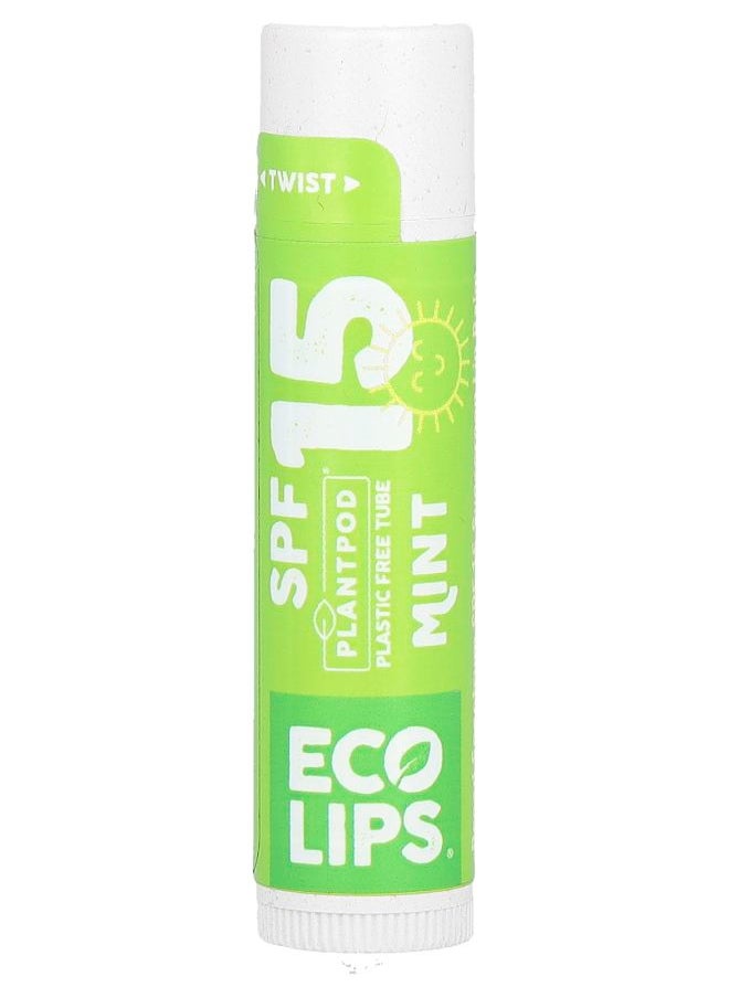 Sunscreen Lip Balm SPF 15 Mint 0.15 oz (4.25 g)