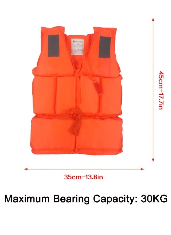FFA SPORTS Child & Adult Life Jacket Swim Vest with Adjustable Belts with Whistle For Outdoor Drifting, Life Jacket For floating Safely