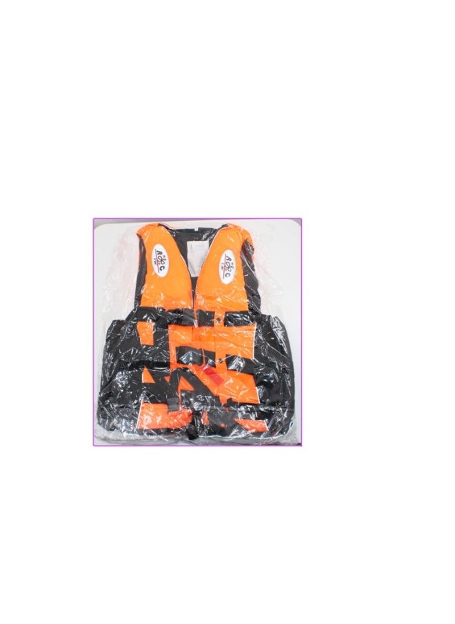 Swim Jacket Adult [L] 2-Belt  High Visibility Reflecting Tape Swim Vest For Water Safety