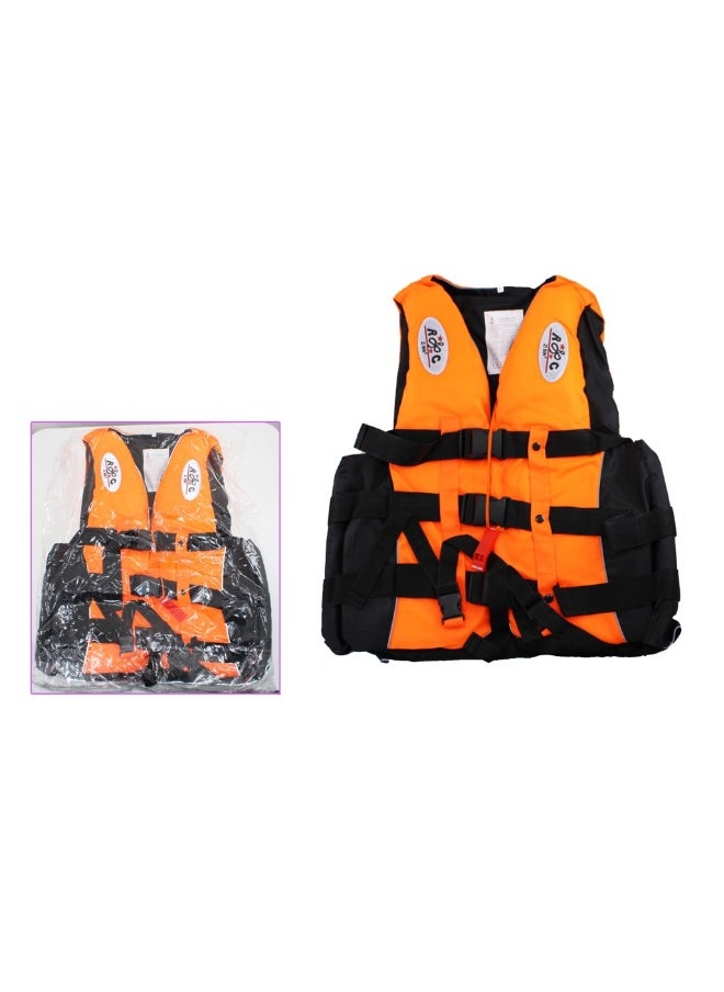 Swim Jacket Adult [L] 2-Belt  High Visibility Reflecting Tape Swim Vest For Water Safety