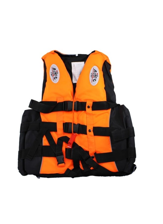 Swim Jacket Adult [L] 2-Belt  High Visibility Reflecting Tape Swim Vest For Water Safety