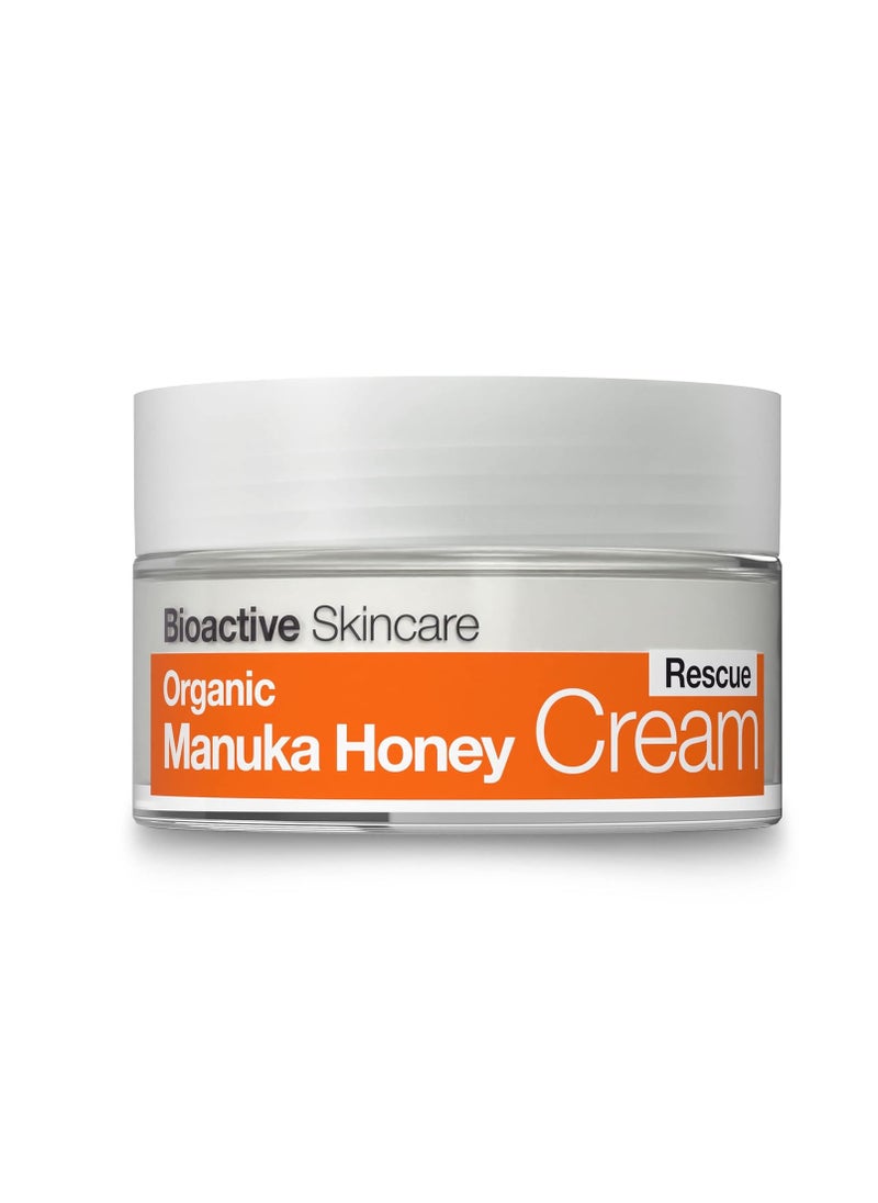 Organic Manuka Honey Rescue Cream Bioactive Skincare (1.7 Fluid Ounces)