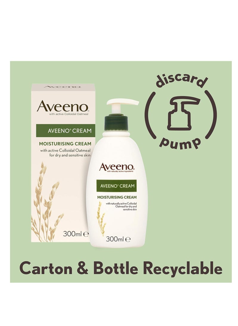 Aveeno, Moisturising Cream Colloidal Oatmeal, Shea Butter, 100ml