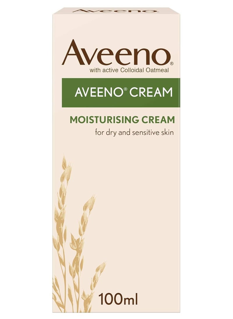 Aveeno, Moisturising Cream Colloidal Oatmeal, Shea Butter, 100ml