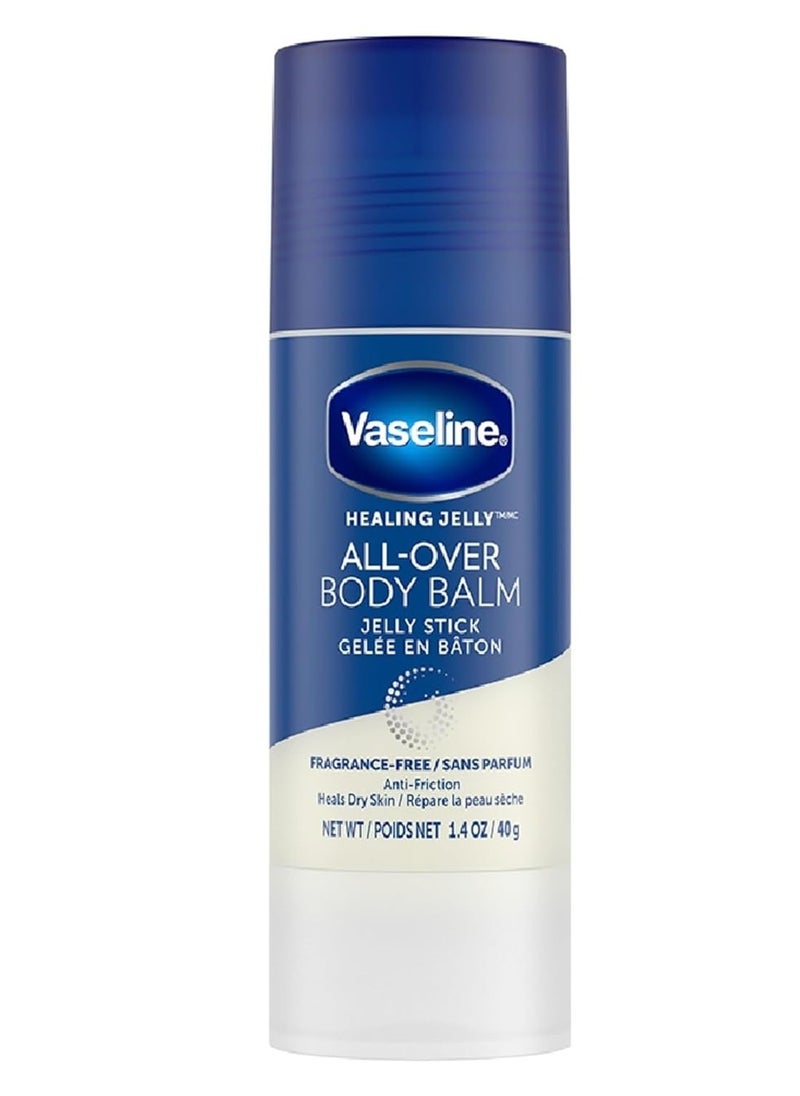 Vaseline Body Balm Stick For Dry Skin Relief Unscented Targeted Healing for Hard-to-Reach Spots 1.4 oz