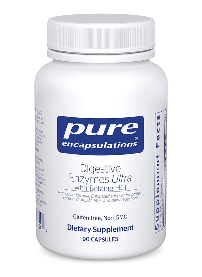 Digestive Enzymes Ultra With Betaine Hcl 90 Capsules