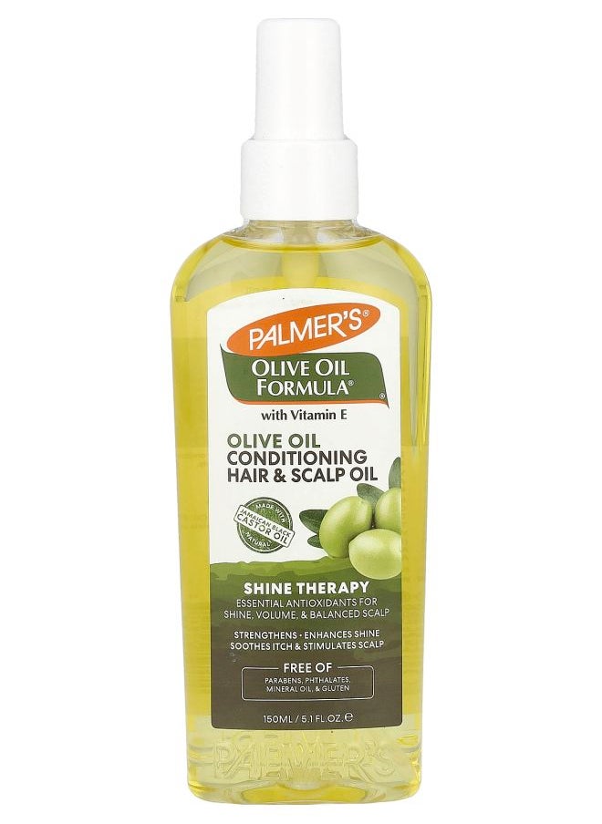 Olive Oil Formula® with Vitamin E Conditioning Hair & Scalp Oil Shine Therapy 5.1 fl oz (150 ml)