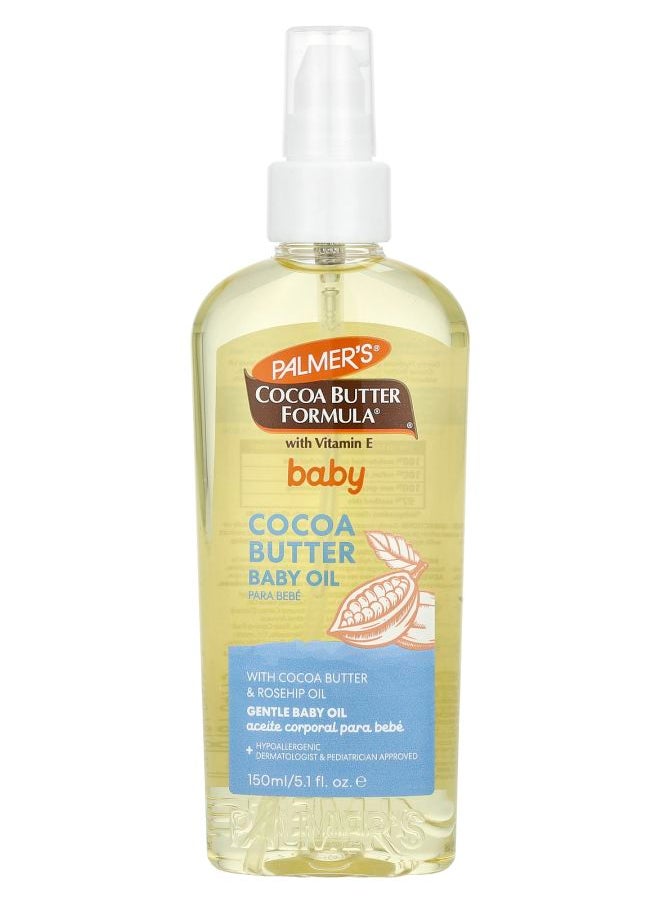 Baby Cocoa Butter Formula® with Vitamin E Cocoa Butter Baby Oil 5.1 fl oz (150 ml)