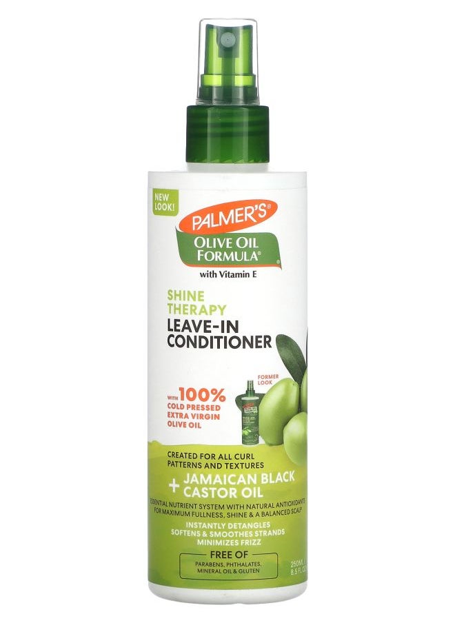 Olive Oil Formula with Vitamin E Shine Therapy Leave-In Conditioner 8.5 fl oz (250 ml)