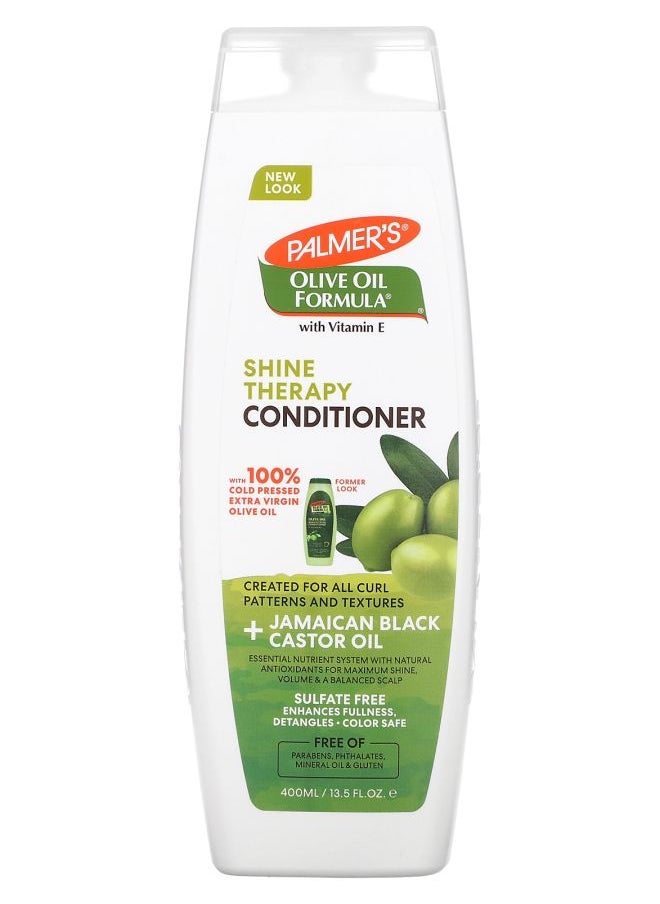 Olive Oil Formula with Vitamin E Shine Therapy Conditioner 13.5 fl oz (400 ml)