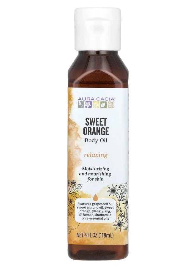 Body Oil Sweet Orange 4 fl oz (118 ml)