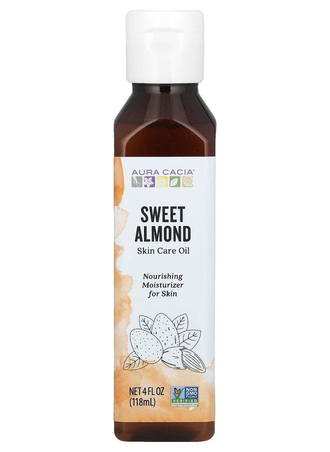 Skin Care Oil Sweet Almond 4 fl oz (118 ml)