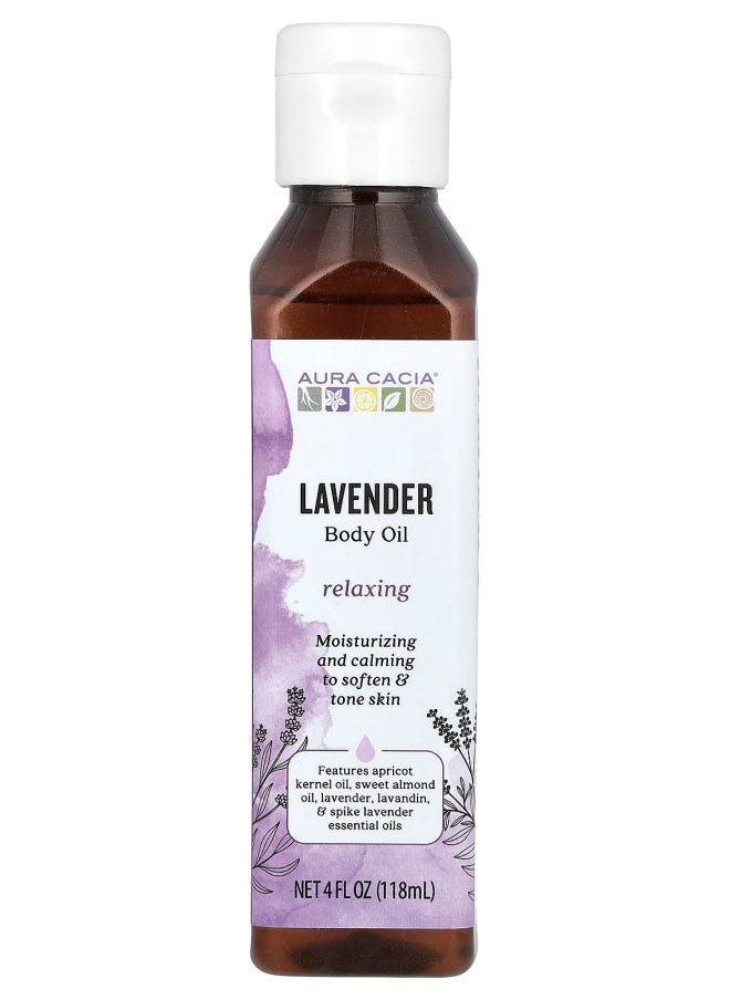 Body Oil  Lavender 4 fl oz (118 ml)