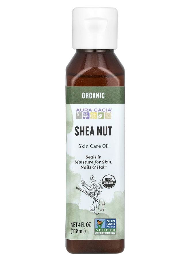 Organic Skin Care Oil Shea Nut 4 fl oz (118 ml)