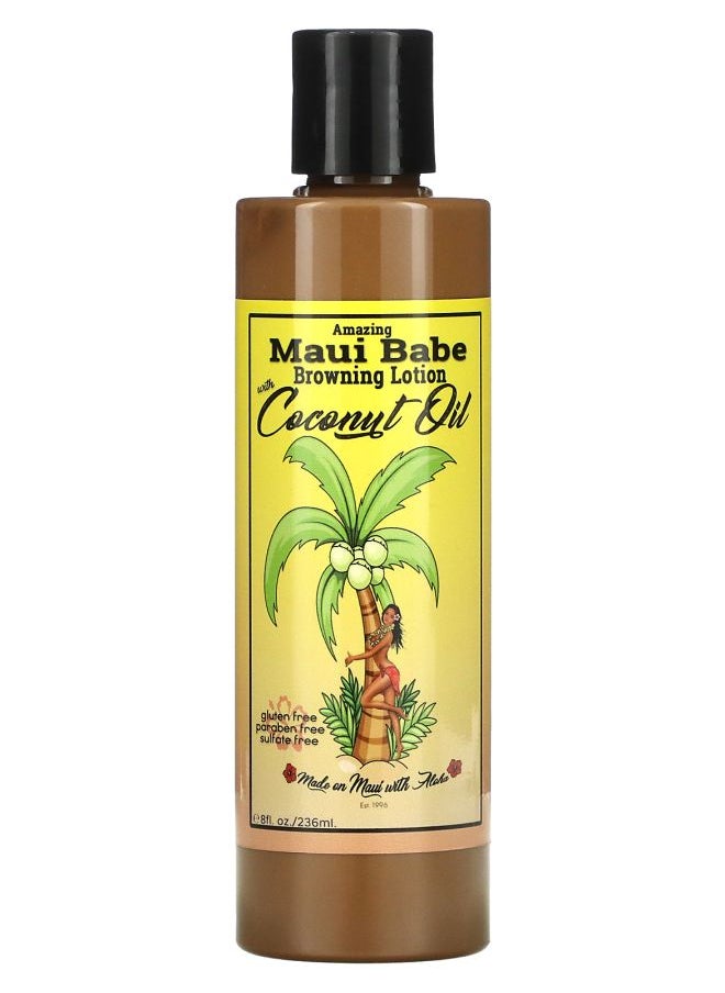 Amazing Browning Lotion with Coconut Oil 8 fl oz (236 ml)