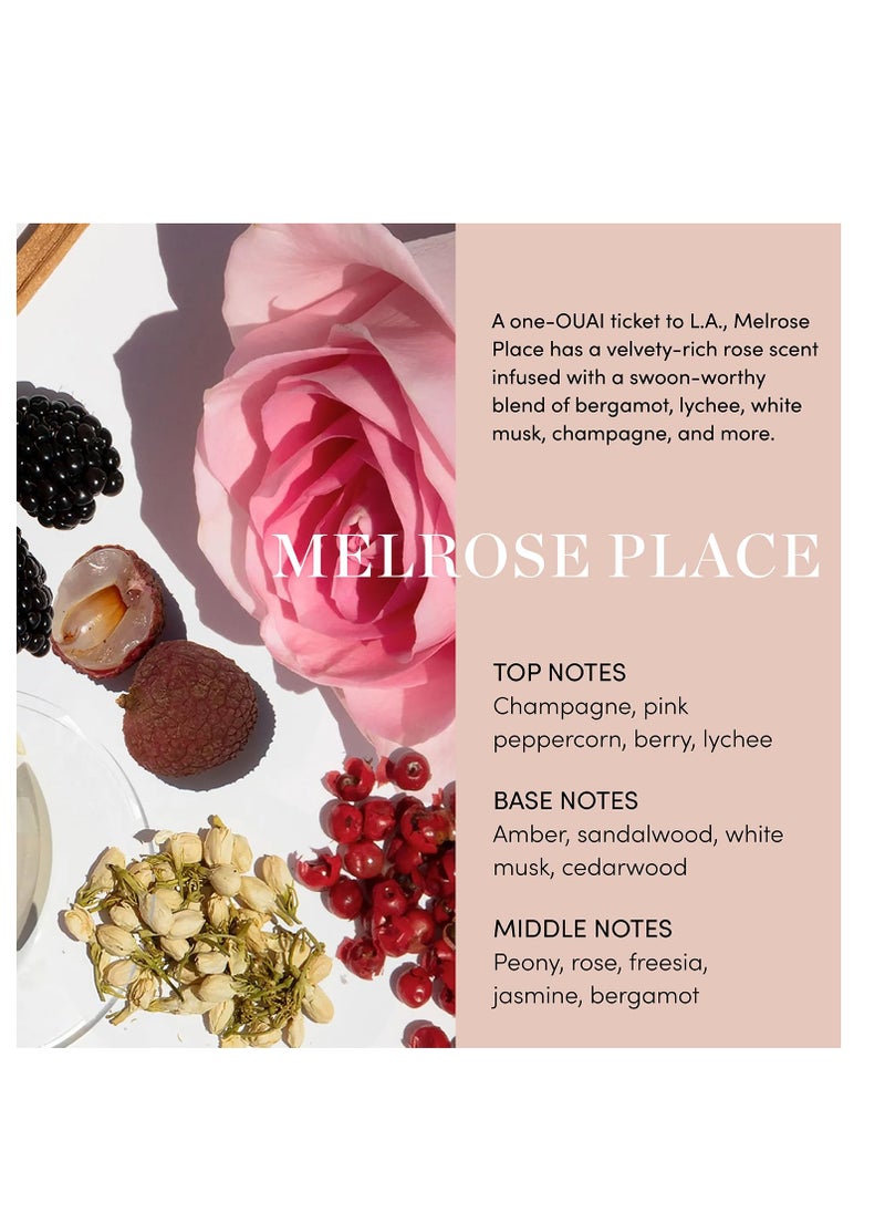 OUAI Body Cleanser, Melrose Place - Foaming Body Wash with Jojoba Oil and Rosehip Oil to Hydrate, Nurture, Balance and Soften Skin - Paraben, Phthalate and Sulfate Free Skin Care Products - 10 Oz