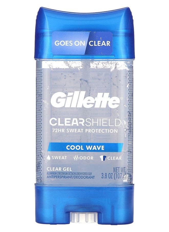 Clear Shield Antiperspirant Deodorant Cool Wave 3.8 oz (107 g)