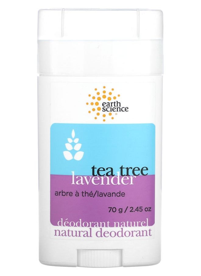Natural Deodorant Tea Tree & Lavender 2.45 oz (70 g)