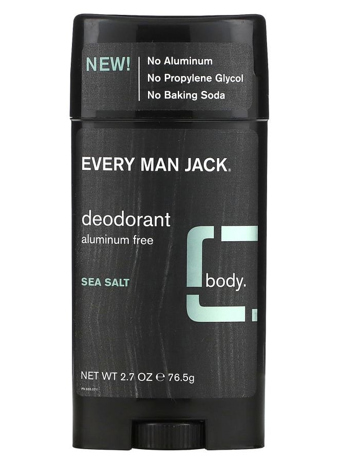 Deodorant Aluminum Free Sea Salt 2.7 oz (76.5 g)