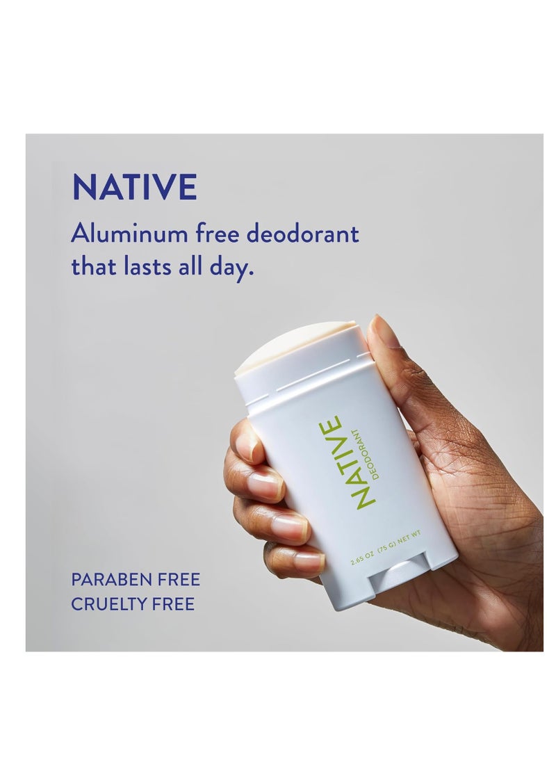 Native Deodorant | Natural Deodorant for Men, Aluminum Free with Baking Soda, Coconut Oil and Shea Butter | Eucalyptus & Mint