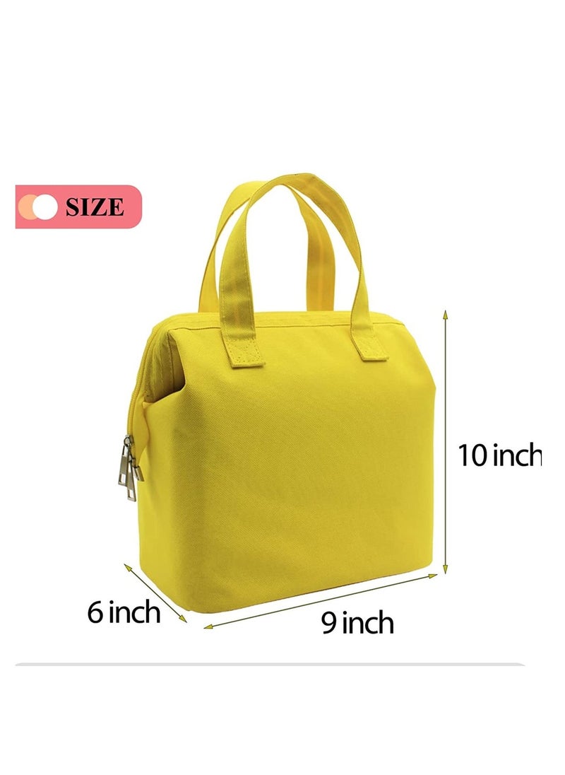 Lunch Bag Bento Bag, Thickened Thermal Insulation Refrigerated Bento Tote Bag, Lunch Box Carrying Bag for Students Ladies Men Picnic Work Outdoor