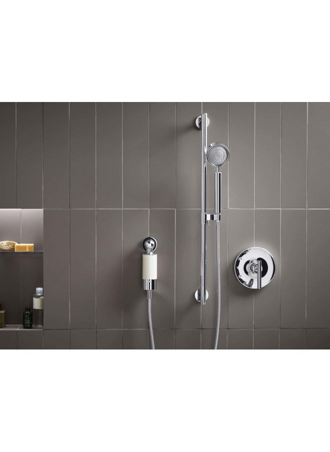 Kohler 30646-CP Aquifer Shower Water Filtration System, Reduce Chlorine, Includes Filter Replacement, Polished Chrome