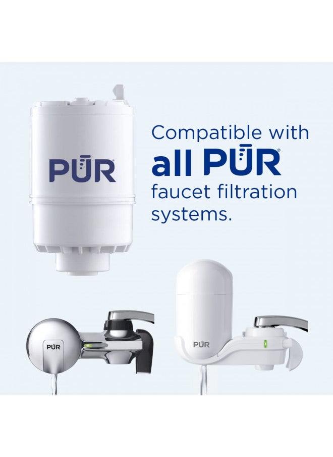 PUR Water Filter Replacement for Faucet Filtration Systems (1 Pack) Compatible with all PUR Faucet Filtration Systems