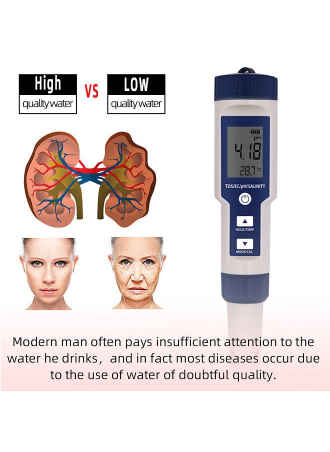 Water Quality Tester Digital Meter Water Quality Analyzer Detector