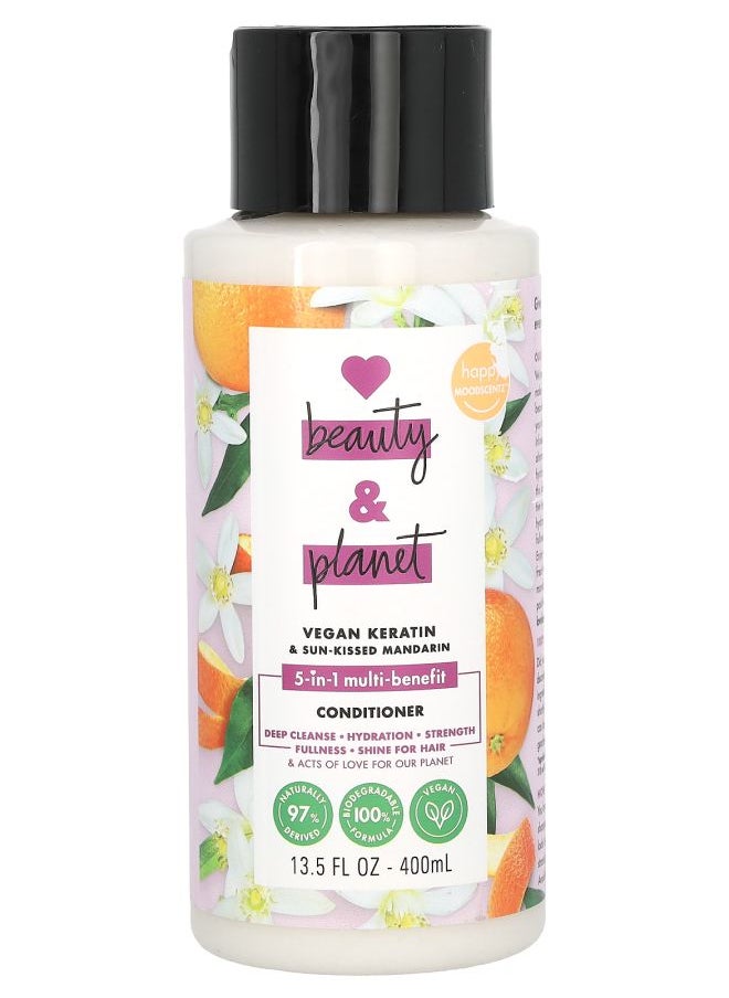 Conditioner Vegan Keratin & Sun-Kissed Mandarin 13.5 fl oz (400 ml)