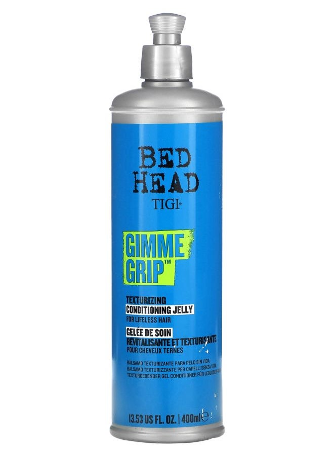 Bed Head Gimme Grip Texturizing Conditioner For Lifeless Hair 13.53 fl oz (400 ml)