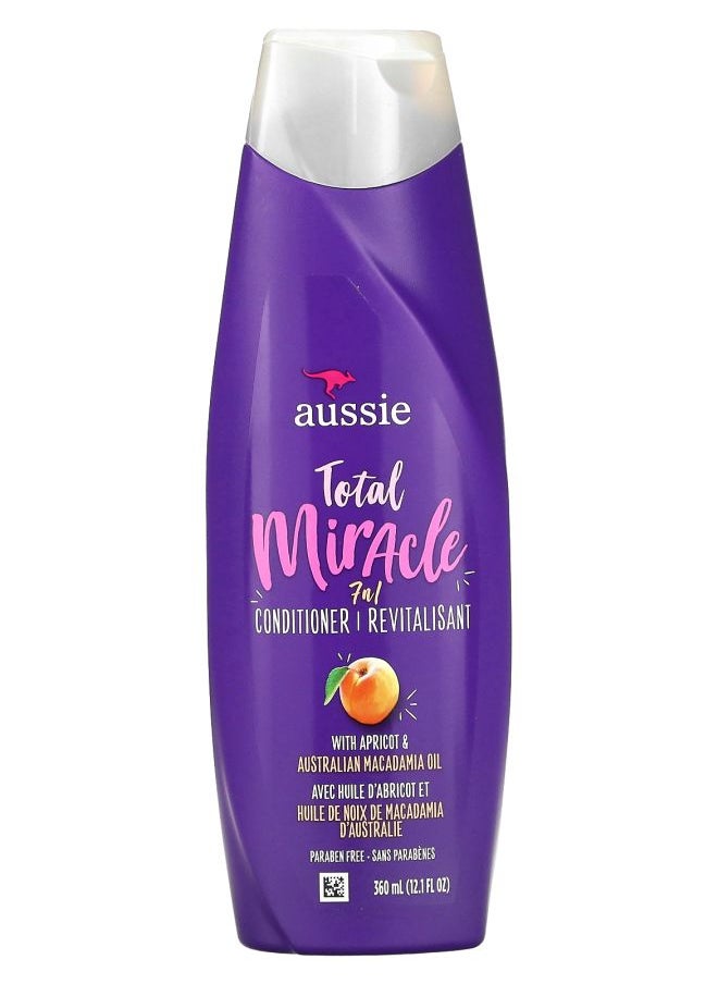 Total Miracle 7 N 1 Conditioner with Apricot & Australian Macadamia Oil 12.1 fl oz (360 ml)