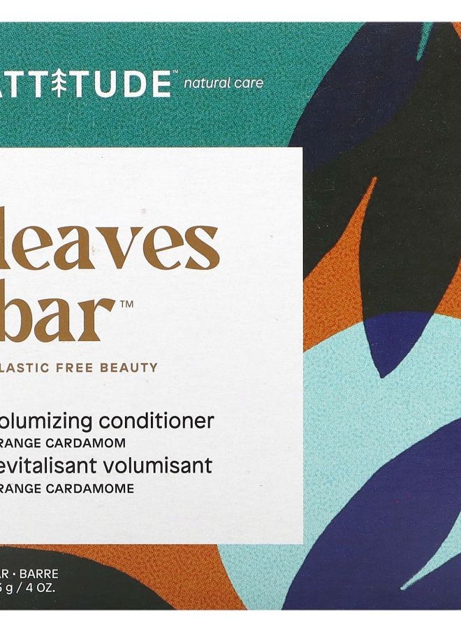 Leaves Bar Volumizing Conditioner Orange Cardamom 4 oz (113 g)