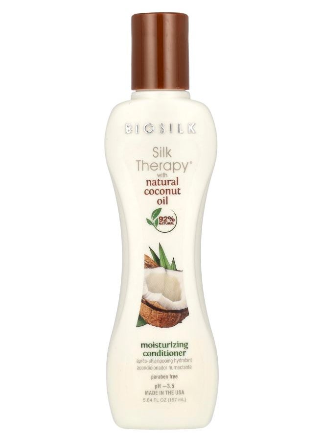 Silk Therapy® with Natural Coconut Oil Moisturizing Conditioner 5.64 fl oz (167 ml)