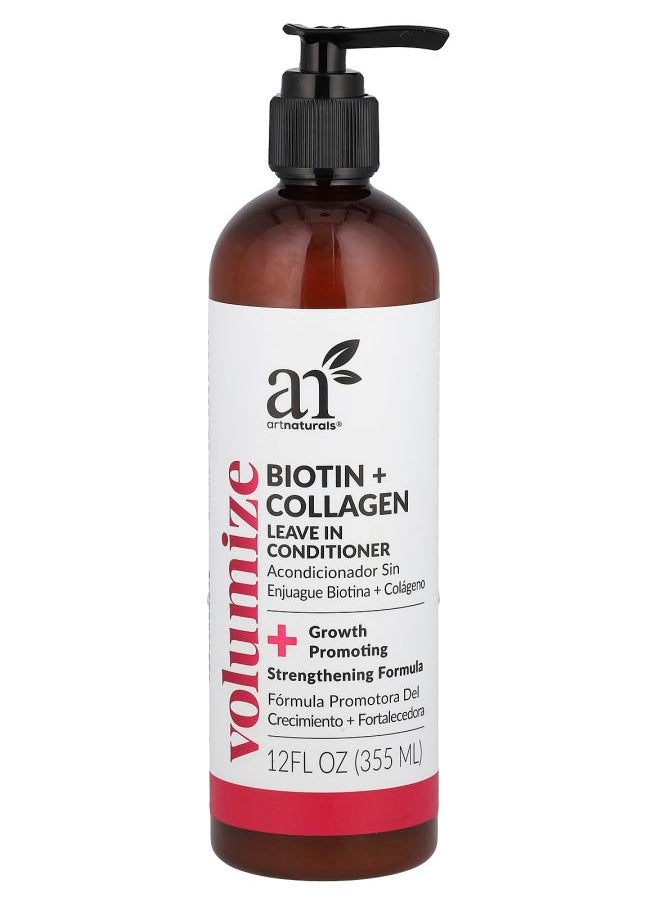 Volumize Biotin + Collagen Leave in Conditioner  12 fl oz (355 ml)