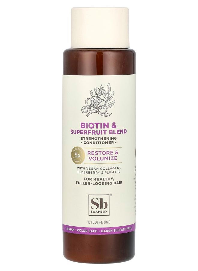 Strengthening Conditioner Biotin & Superfruit Blend 16 fl oz (473 ml)