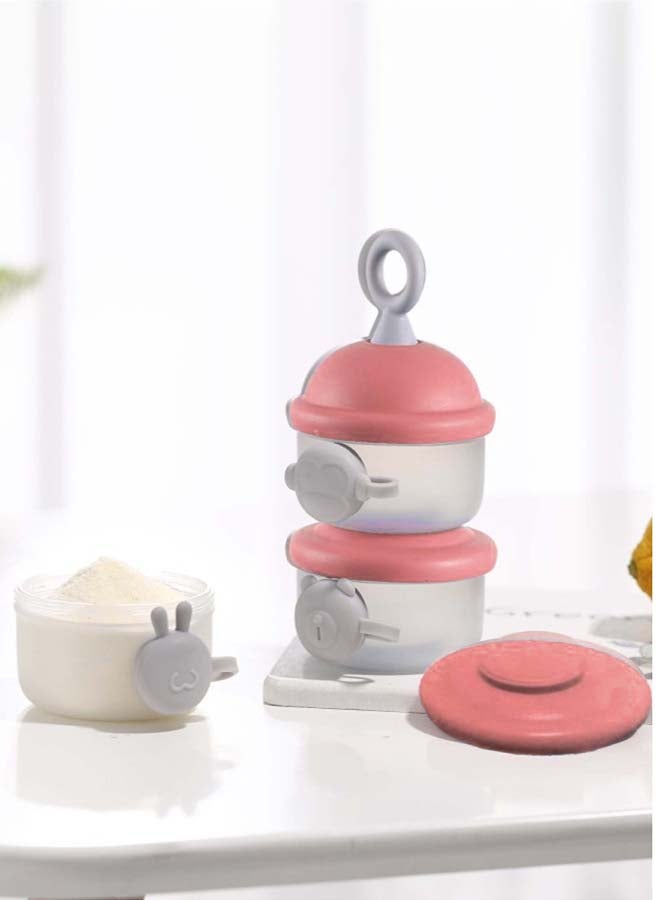 Milk Powder Container Side Opening Pink