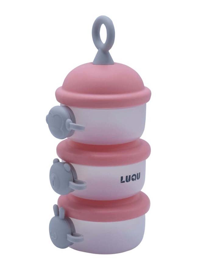 Milk Powder Container Side Opening Pink