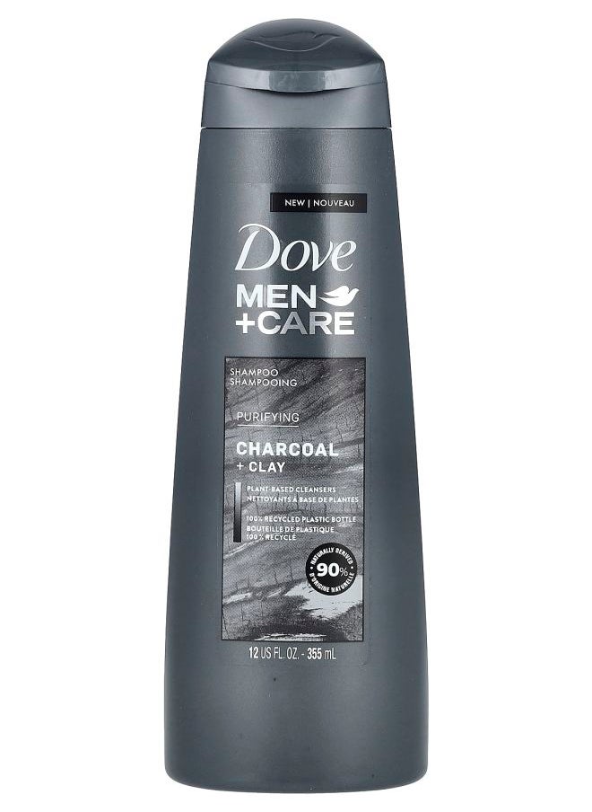 Men + Care Shampoo Purifying Charcoal + Clay 12 fl oz (355 ml)