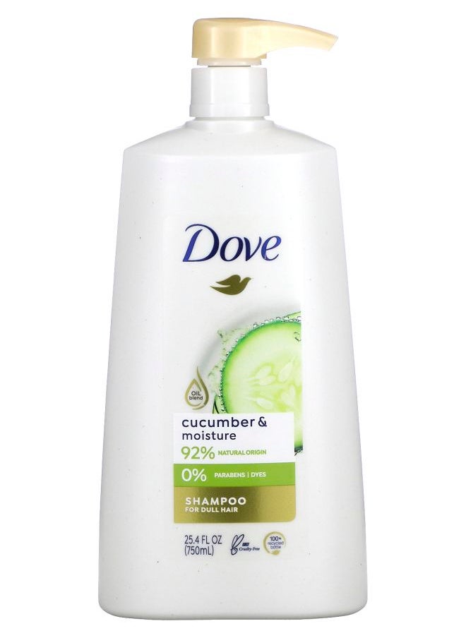 Cucumber & Moisture Shampoo For Dull Hair 25.4 fl oz. (750 ml)