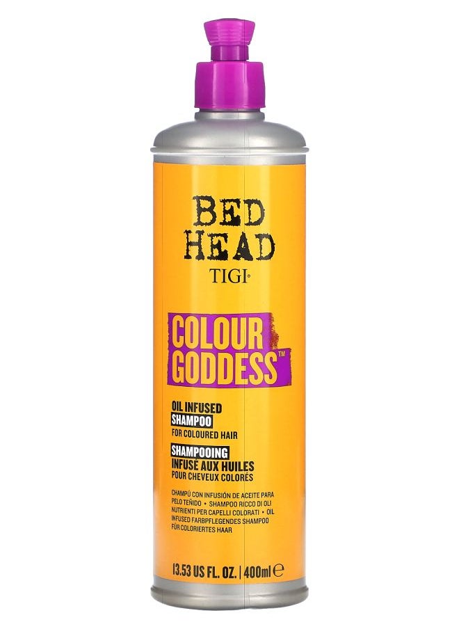 Bed Head Colour Goddess Oil Infused Shampoo For Colored Hair 13.53 fl oz (400 ml)