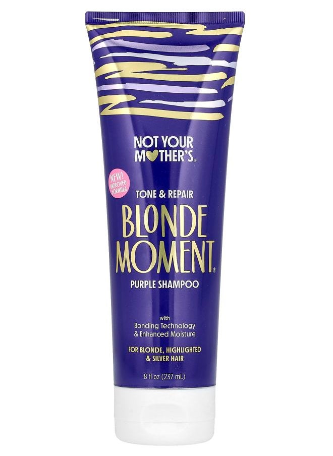 Blonde Moment Tone & Repair Purple Shampoo  For Blonde Highlighted & Silver Hair 8 fl oz (237 ml)