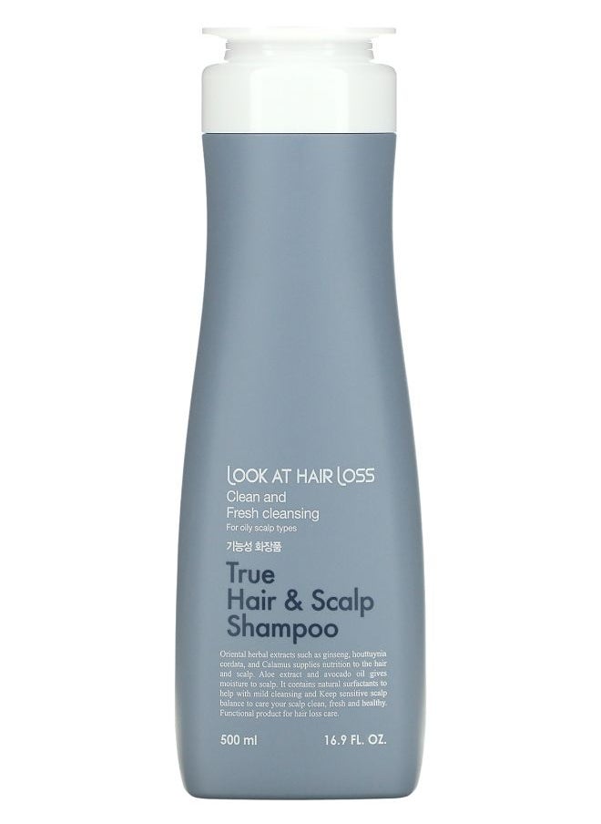 Look At Hair Loss True Hair & Scalp Shampoo 16.9 fl oz (500 ml)