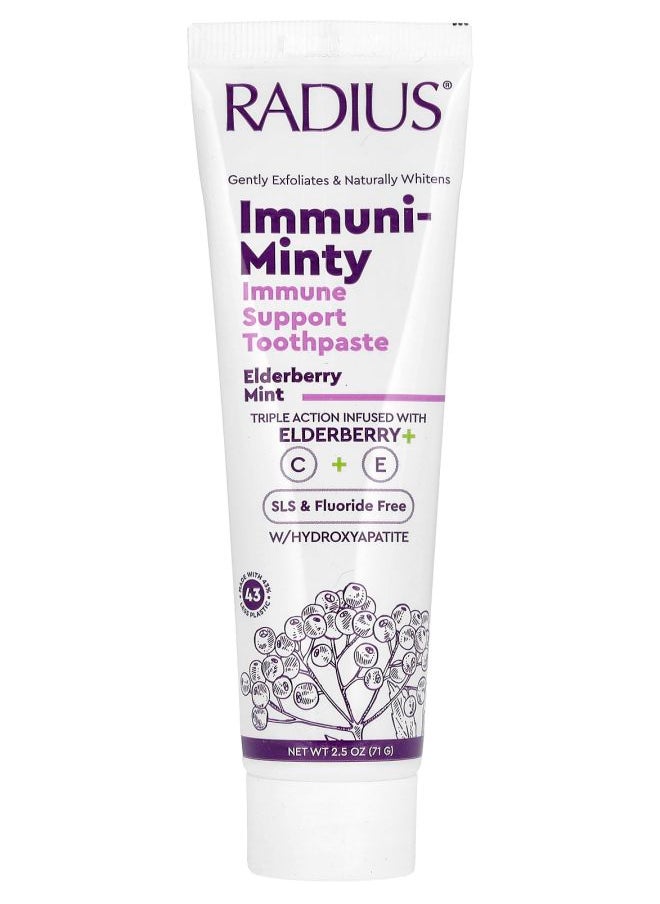 Immuni-Minty Immune Support Toothpaste Elderberry Mint 2.5 oz (71 g)