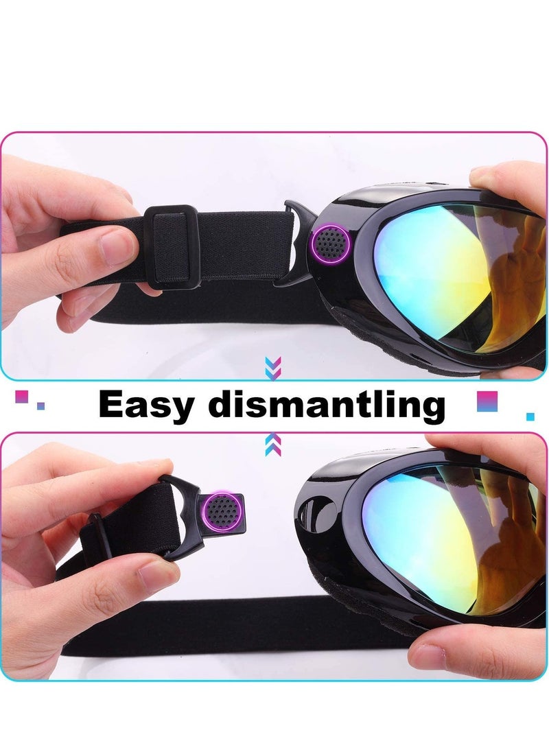 Ski Goggles Snowboard Goggles for Kids Boys Girls Youth Men Women with UV 400 Protection Wind Resistance Anti-Glare Lenses New Edition Pack of 2