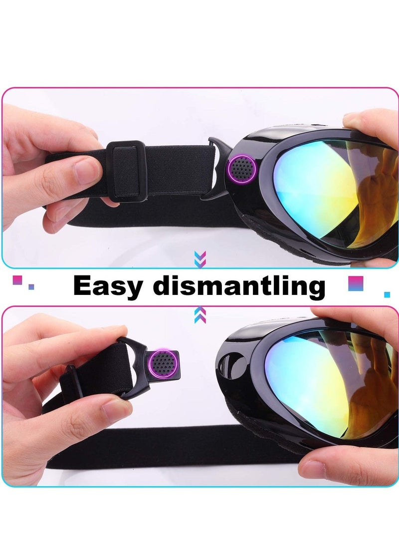 Ski Goggles Snowboard for Kids Boys Girls Youth Men Women with UV 400 Protection Wind Resistance Anti-Glare Lenses New Edition Pack of 2